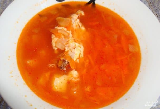 Bean soup in a multicooker