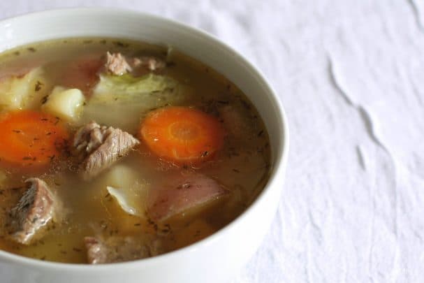 Lamb and potato soup