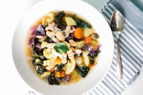 Bean soup without meat