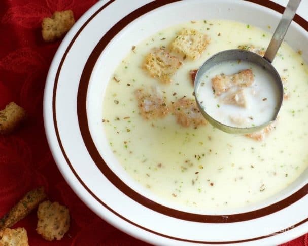 Salmon soup (canned)