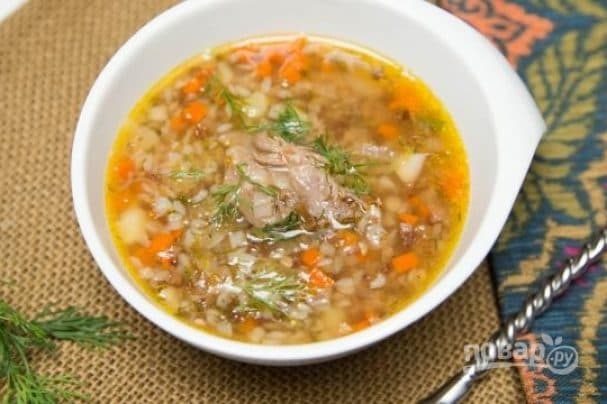 Buckwheat soup