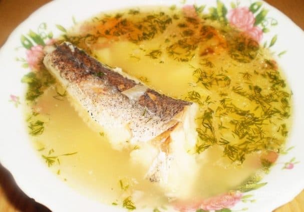 Суп из хека