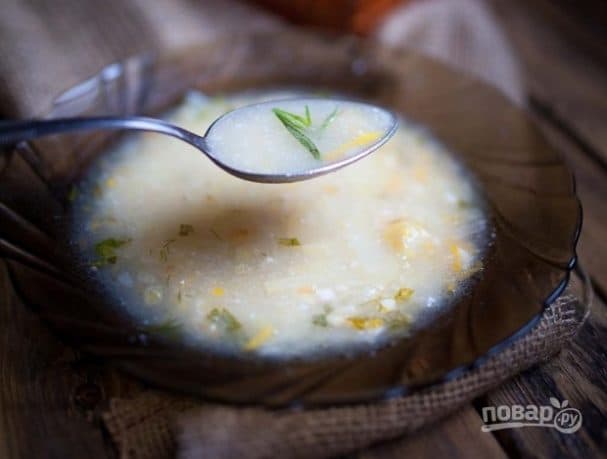 Sausage cheese soup