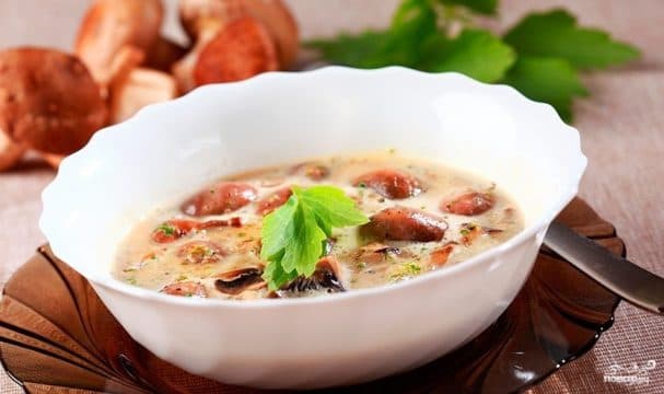 Суп з рыжыкаў