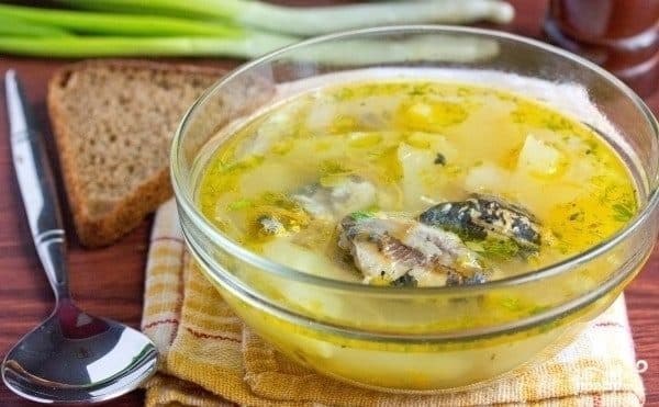 Суп з сардэлкі