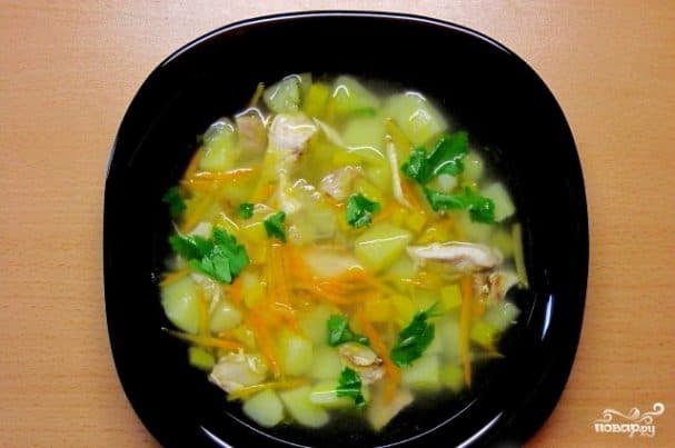 Chicken and potato soup