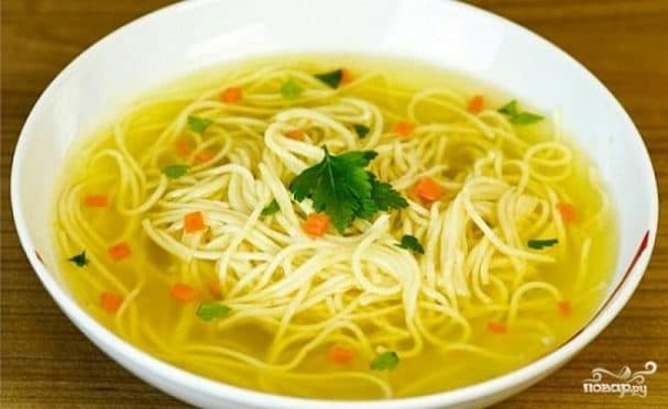 Картопляны суп з лазаняй