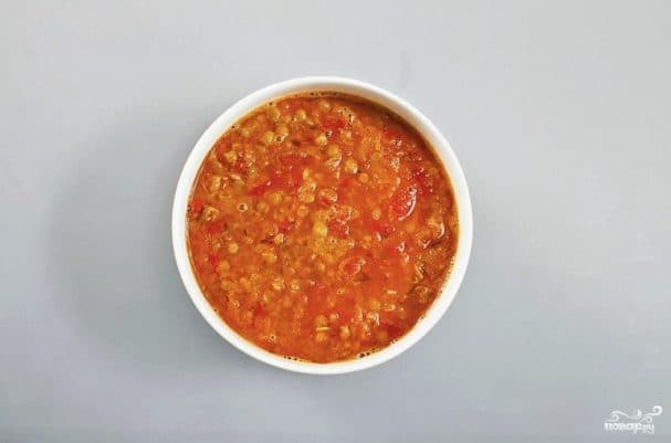 Vegetarian lentil soup