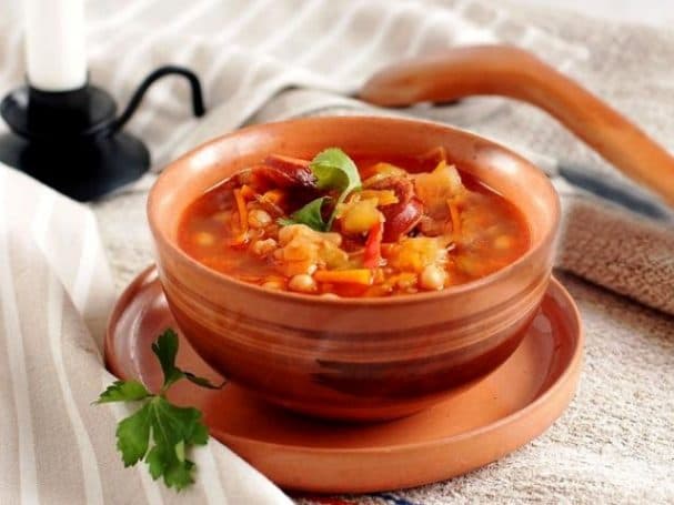 Суп с кислой капустой