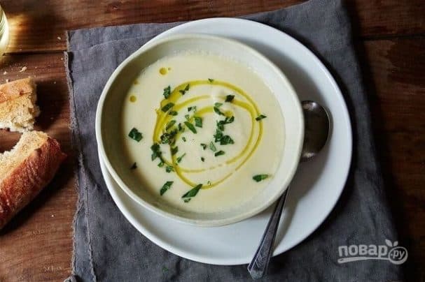 Celery root soup