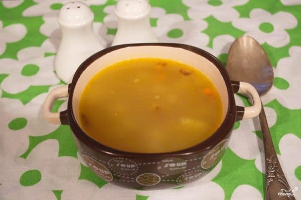 Chicken grilled soup