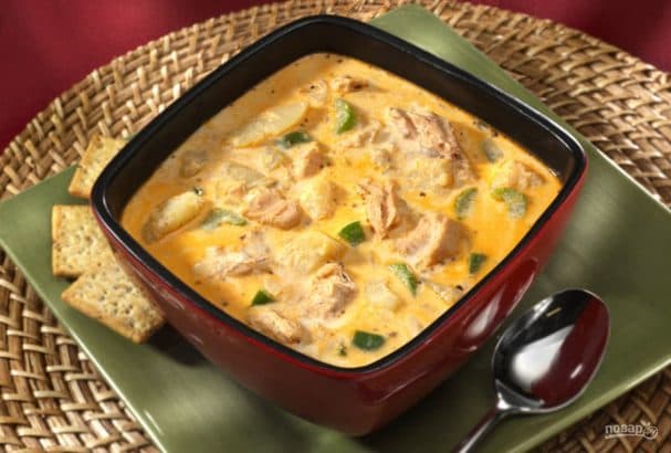Salmon soup