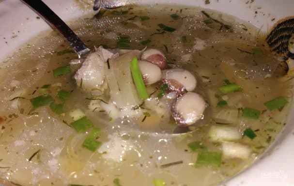 Barley and bean soup