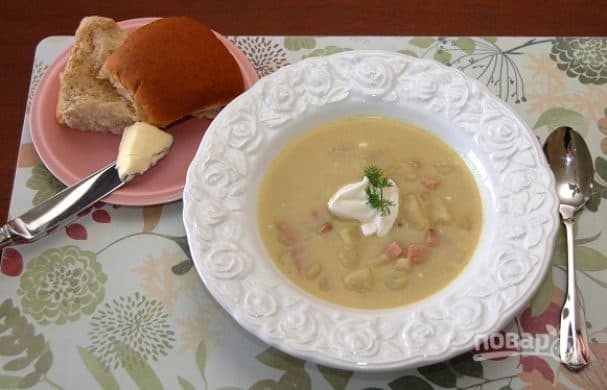 Leek and potato soup