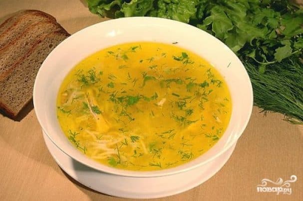Суп з рисом