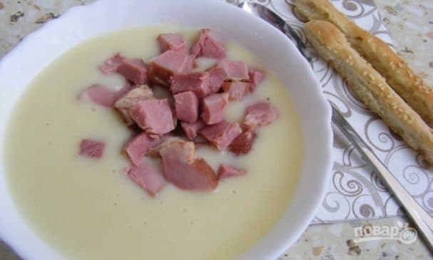 Суп с сыром