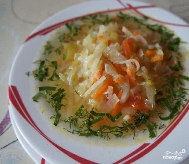 Calorie-burning soup