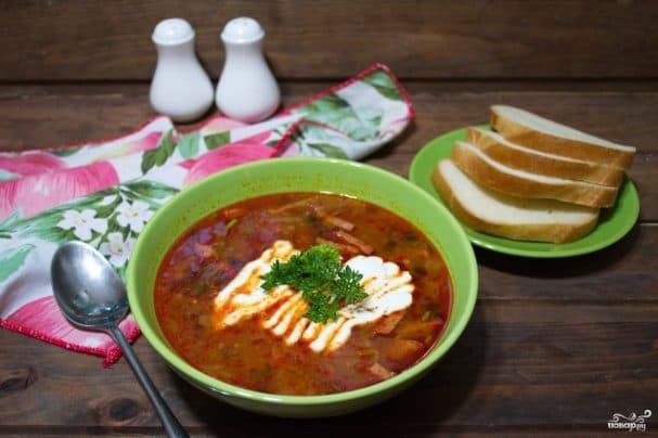 Meat Solyanka Soup