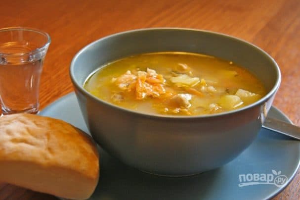 Salmon soup