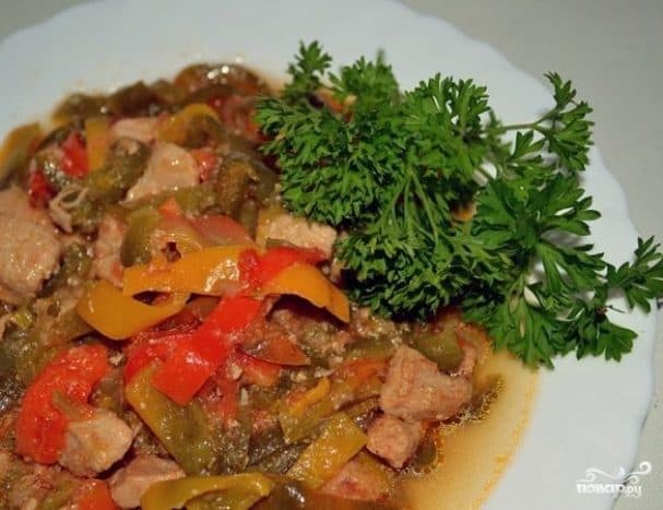 Burgundy-style pork