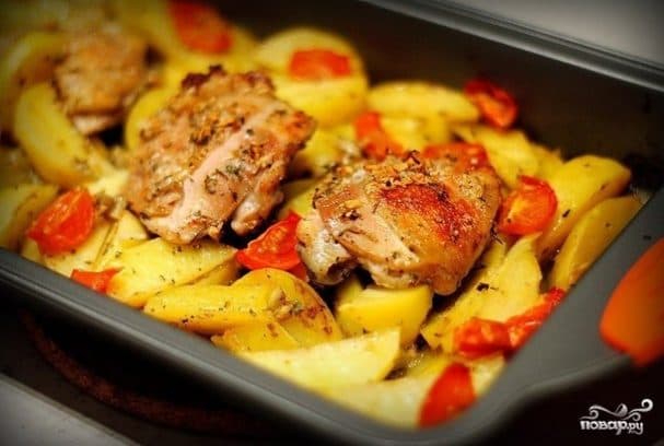 Свинина запеченная с картофелем