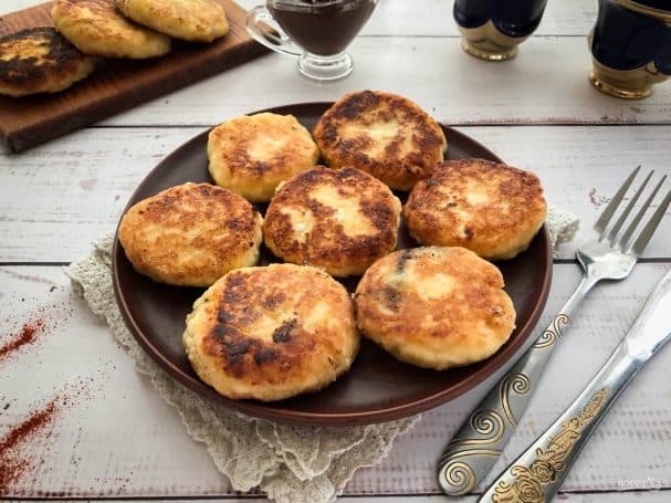 Syrniki with Nutella