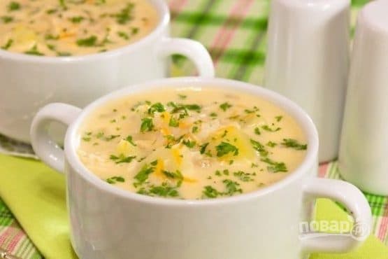 Cheese soup