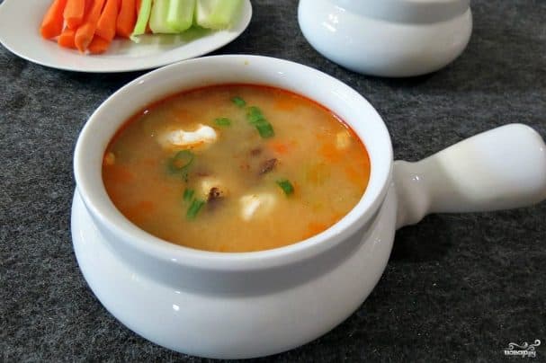 Сырны суп з курай-курай з курай-курай