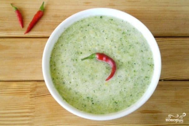 Raw food creamy soup