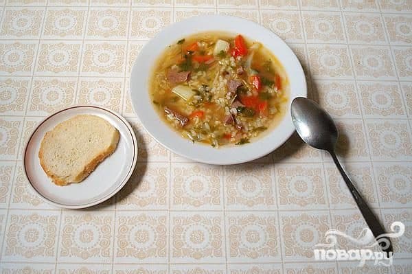 Hearty soup made from veal heart