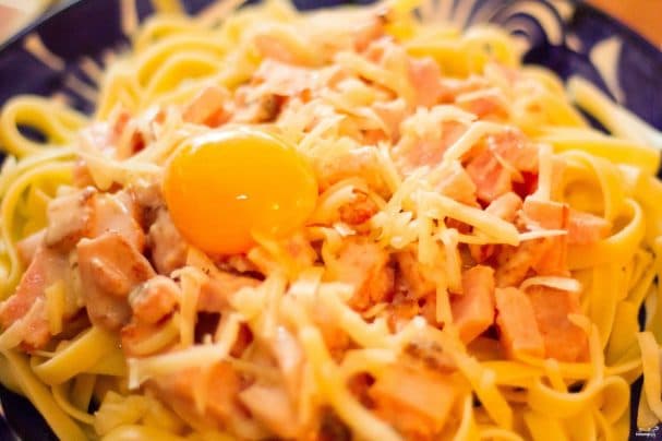 Taliatele Carbonara