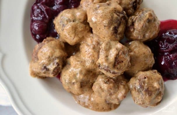 Swedish-style meatballs