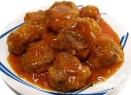 Baked meatballs in the oven