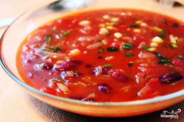 Tomato soup in a multicooker