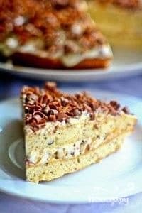 Kutuzov Cake with Hazelnuts