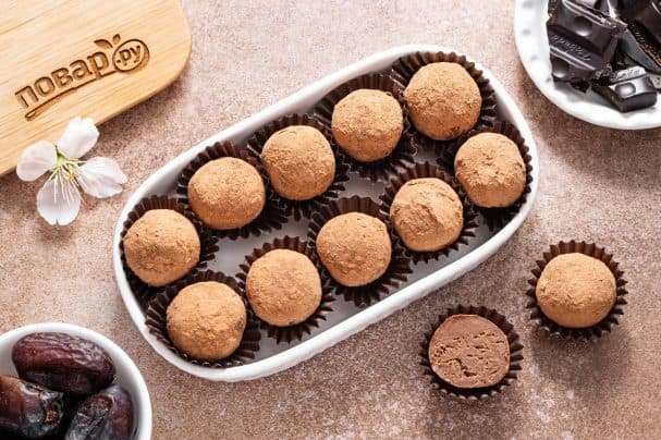 Chickpea truffles