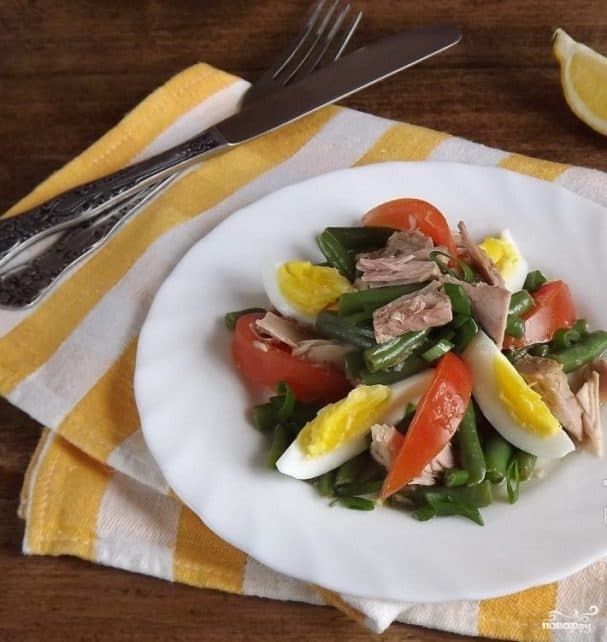 Tuna with beans
