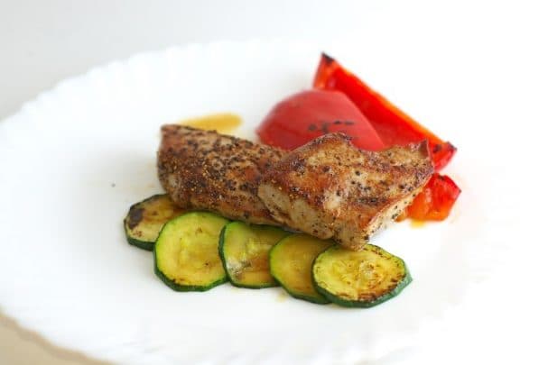 Tuna with vegetables