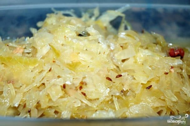 Stewed cabbage (pressure cooker)