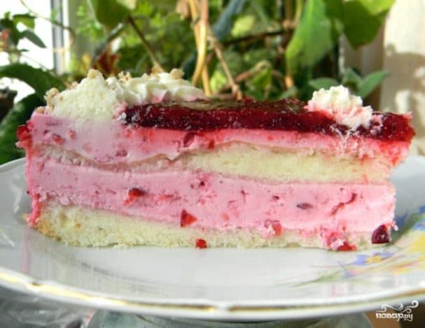 Cottage cheese mousse for cake