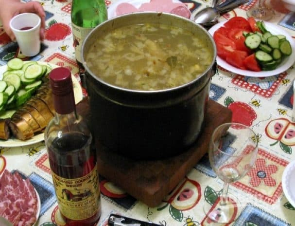 Уха на природі