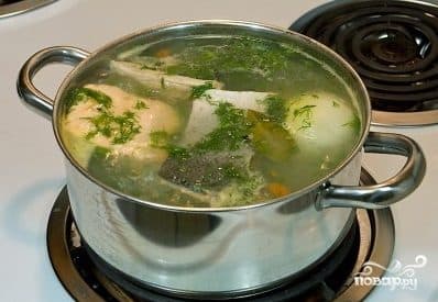 Fish soup at home