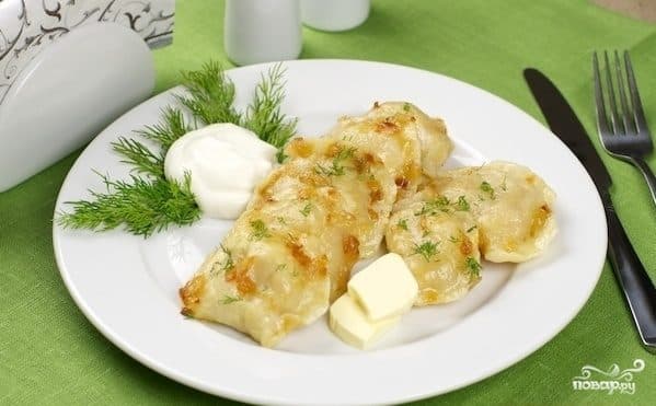 Варэнікі з кіслай капустай