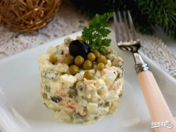 Вегетарианский салат