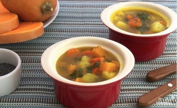 Vegetarian pumpkin soup
