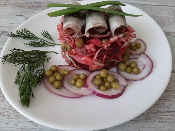 Вінегрет з килькою