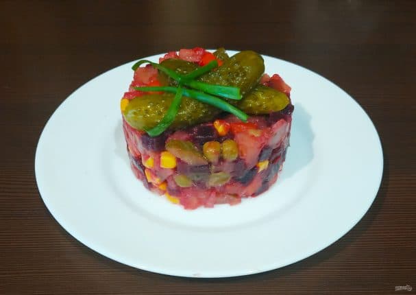 Вінегрэт з кукурузай