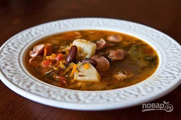 Delicious bean soup