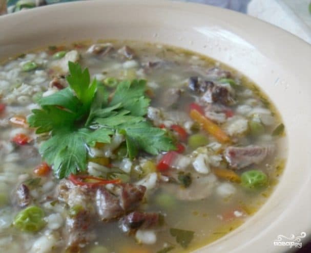 Вкусный суп из баранины