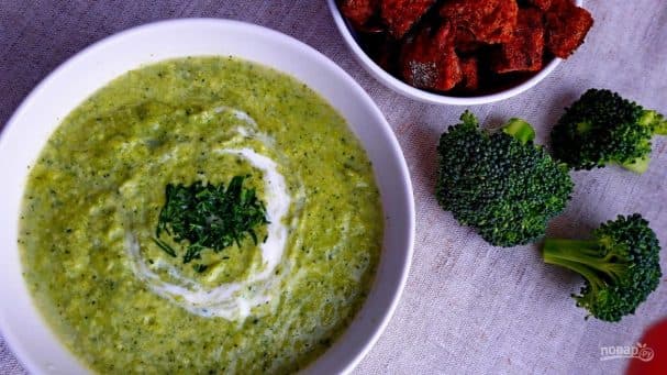 Delicious broccoli soup